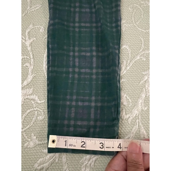 Torrid Pants Womens 1 Green Plaid Pull On Stretch Skinny Ankle Pockets High Rise - Picture 7 of 11